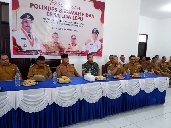 Peresmian Poliklinik Desa & Rumah Bidan Desa Loa Leu oleh Bupati Kutai Kartanegara Bapak Edi Damansyah