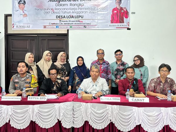 Musyawarah Desa Penyusunan Rencana Kerja Pemerintah Desa Loa Lepu  ( RKP Desa ) Tahun Anggaran 2027